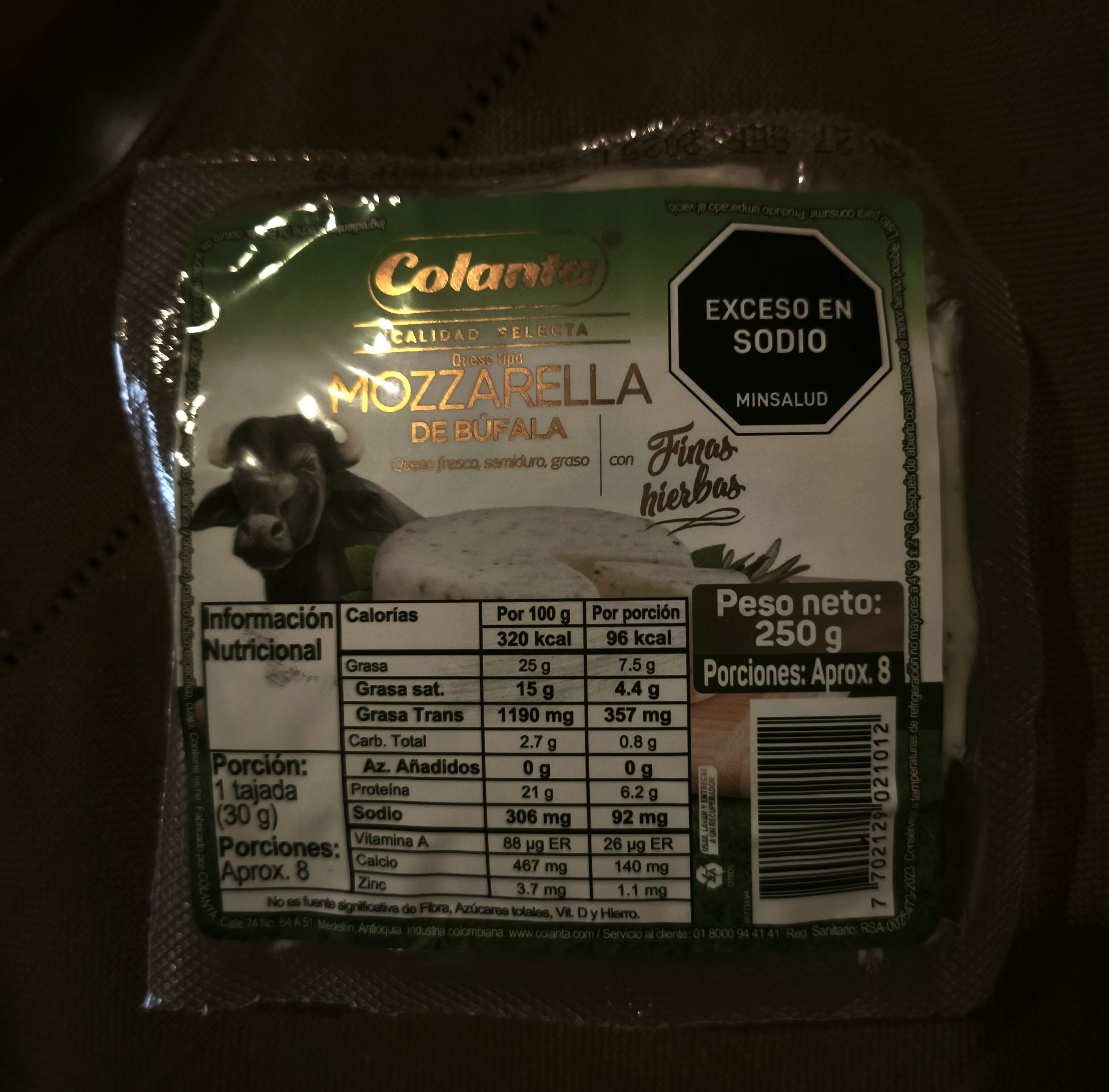 Mozzarella de Colanta